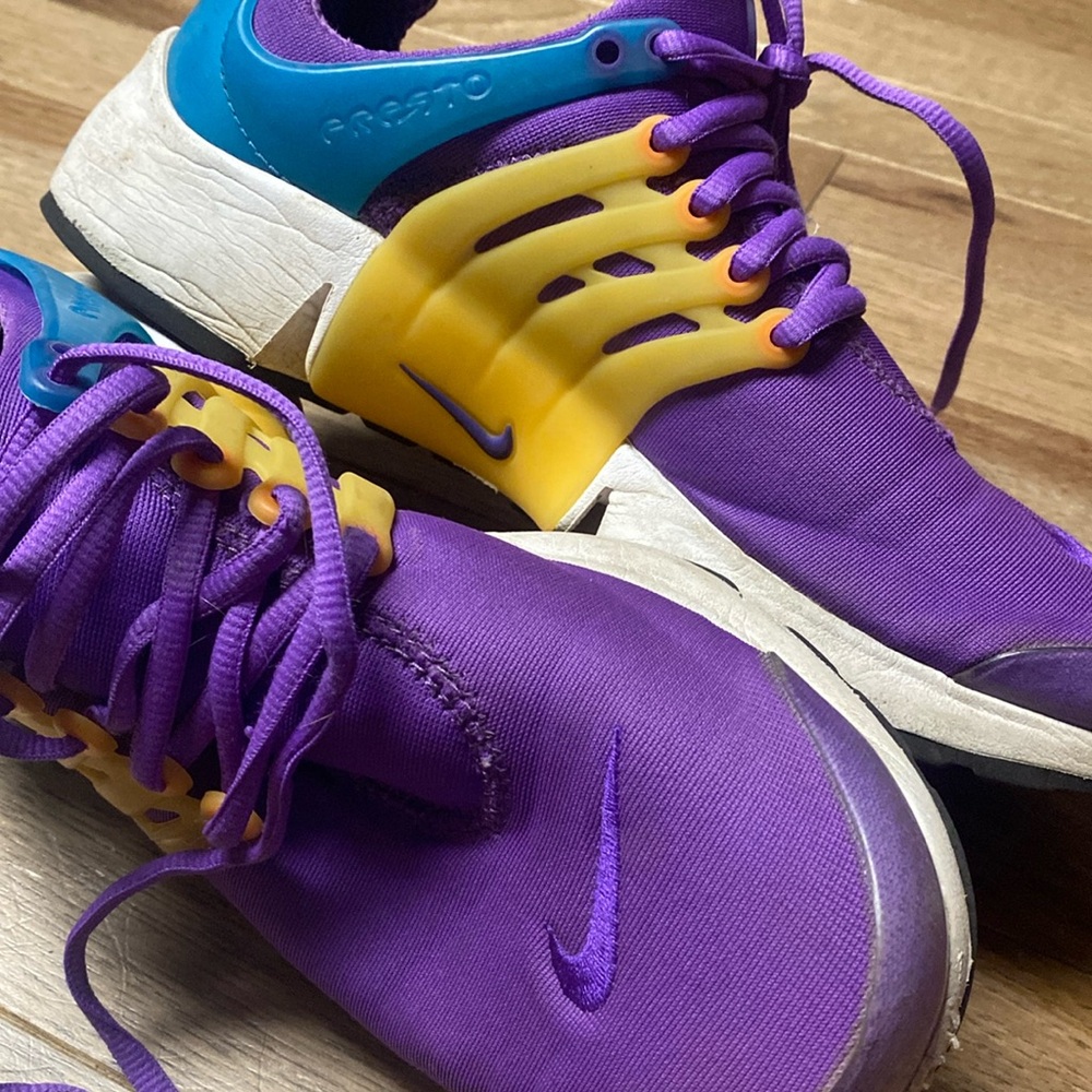 Nike Air Presto Mens Shoes Size 9 Color: Purple/Beige/Teal